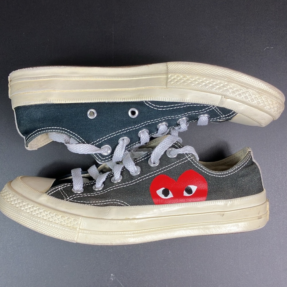 Converse x Comme Des Garçons Play Chuck 70 Low Sneaker Shoes Unisex M 6 / W 8 - Picture 10 of 13